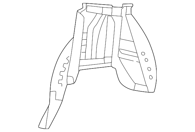 YF1Z-5427887-AA Деталь WHEELHOUSE, LEFT