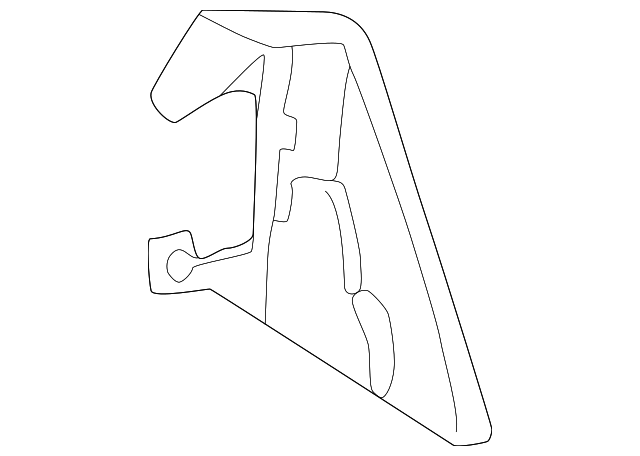 YF1Z-5445114-AA Деталь GUTTER EXTN, RIGHT