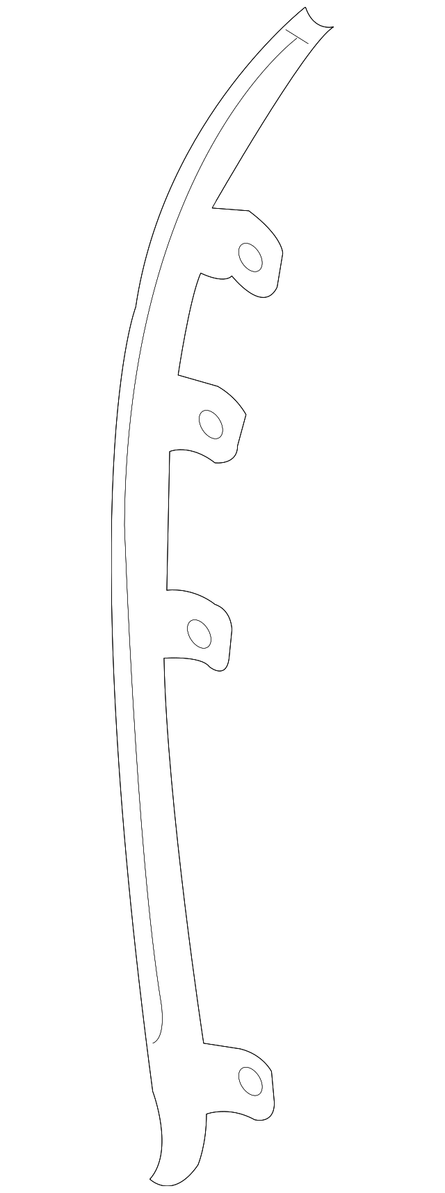 9E5Z-5425325-B Деталь FRONT W'STRIP, LEFT