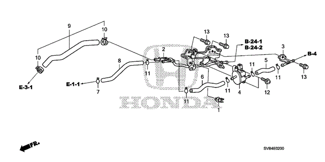 ENGINE/INSTALL PIPE (2.0L) for 2010 Honda CIVIC COUPE #1