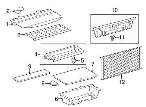 BODY/INTERIOR TRIM - REAR BODY for 2007 Toyota RAV4 #1