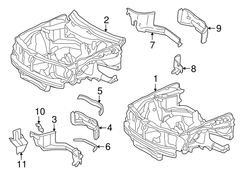 Inner Structure for 1999 Mercedes-Benz C 230 #0
