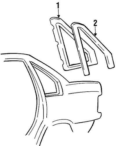 850 EXTERIOR TRIM - QUARTER PANEL