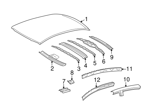 BODY/ROOF & COMPONENTS for 2007 Toyota Avalon #2