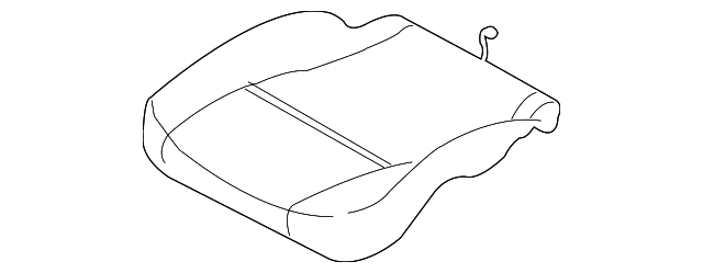 996-521-521-00 Деталь SEAT CUSHION PAD, LEFT
