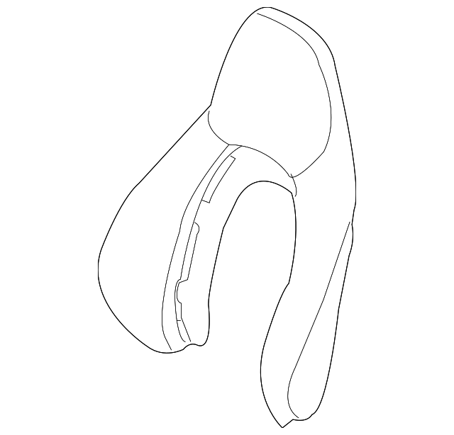 996-521-993-00-B50 Деталь SEAT BACK COVER, RIGHT