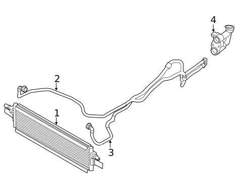 Trans Oil Cooler for 2020 BMW M340i #0