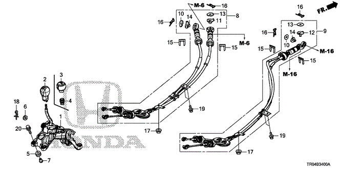 CHASSIS/SHIFT LEVER for 2012 Honda CIVIC SEDAN #1