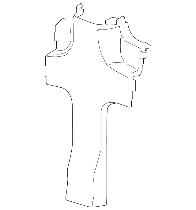 EK4Z-61311A59-AB Деталь LOWER PANEL, LEFT