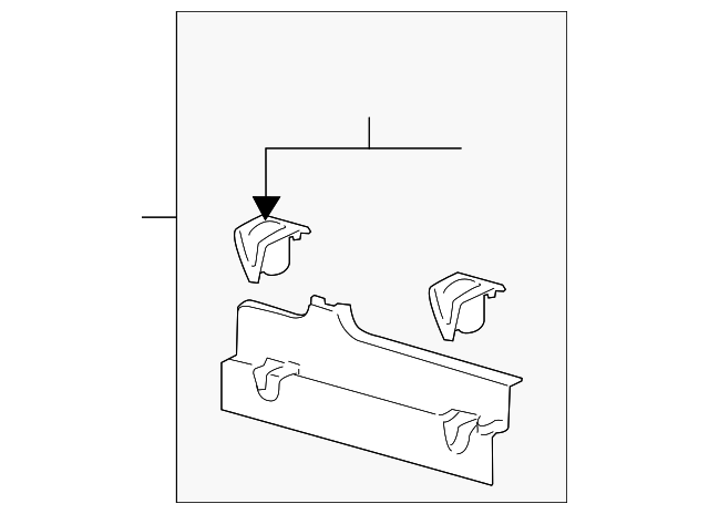 CK4Z-61311A59-AA CENTER MOLDING, LEFT