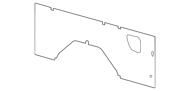 CK4Z-6131013-GA REAR PANEL, LEFT