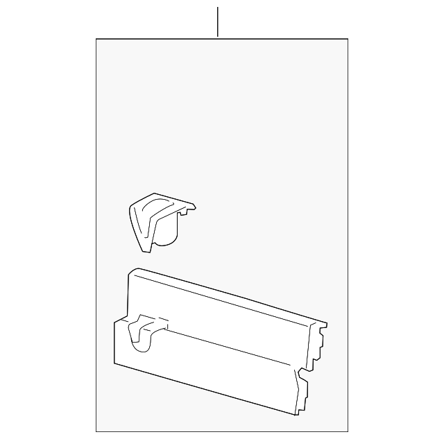 EK4Z-61311A13-AA Деталь FRONT TRIM, LEFT