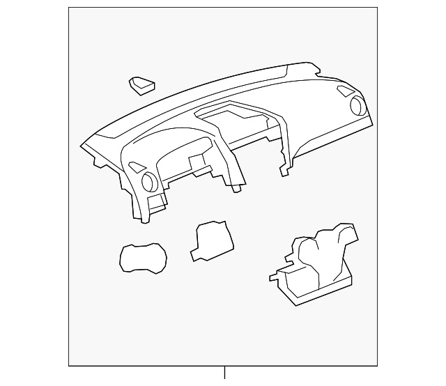 25880020 Деталь INSTRUMENT PANEL