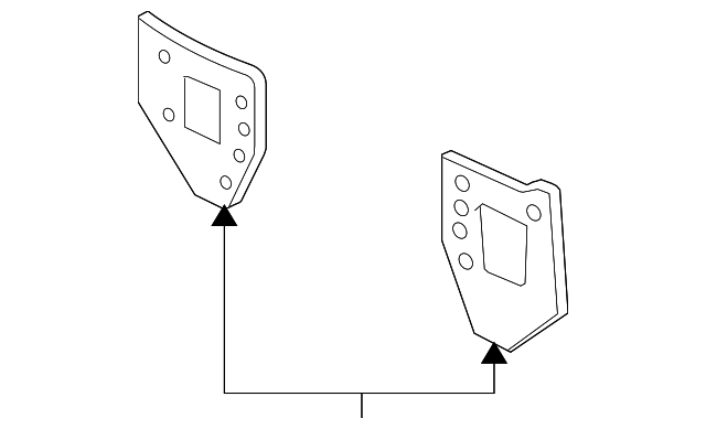 YS4Z-17C913-BA Деталь BUMPER BRACKET, RIGHT