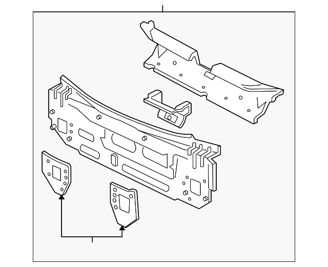 YS4Z-6140320-BA Деталь REAR BODY PANEL