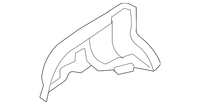 19204577 Деталь INNER WHEELHOUSE, LEFT