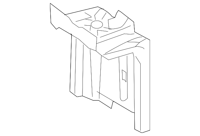 5S4Z-18192-AA Деталь SHOCK BRACKET, RIGHT