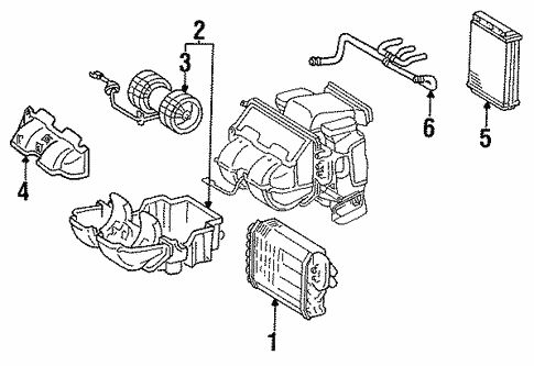 Blower Motor & Fan for 1987 Mercedes-Benz 260 E #0