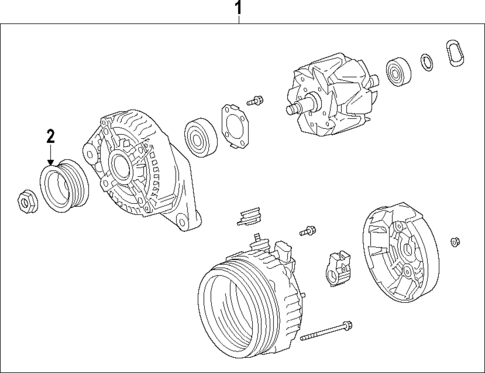 Alternator for 2018 Toyota RAV4 #1