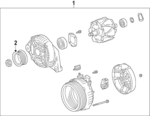 ELECTRICAL/ALTERNATOR for 2016 Toyota RAV4 #2