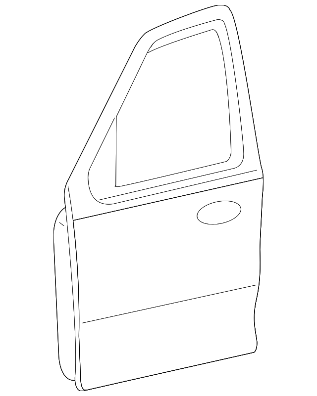 5E6Z-7820125-A Деталь DOOR SHELL, LEFT