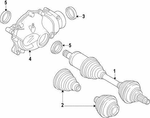 Front Axle for 2018 BMW 440i xDrive Gran Coupe #0