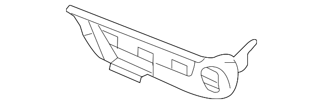 32007571 Деталь BUMPER COVER SIDE BRACKET, RIGHT