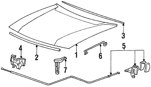 Lock Assembly, L Hood Lock Assembly, L Hood