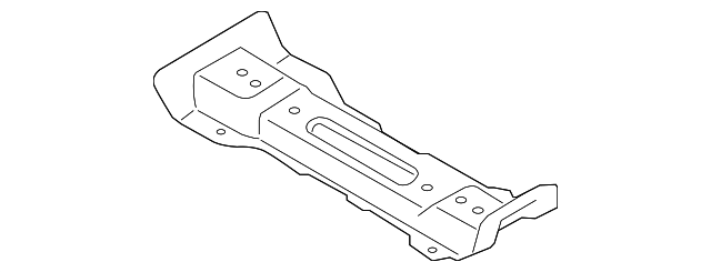 FR3Z-63109A68-A Деталь REAR CROSSMEMBER, RIGHT