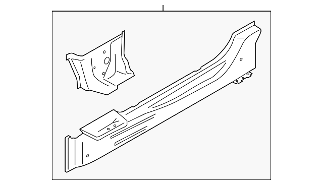 FR3Z-6310114-A Деталь SIDE RAIL, RIGHT