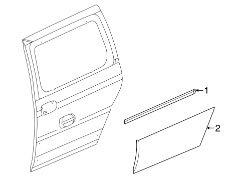 Relay EXTERIOR TRIM - SIDE DOOR