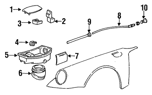 911 FUEL DOOR