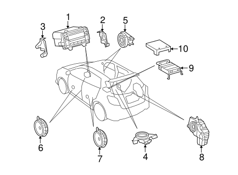 BODY/SOUND SYSTEM for 2013 Toyota Matrix #1