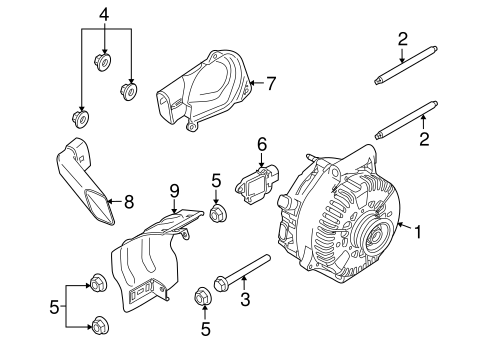 Electrical/Alternator for 2011 Ford Focus #1