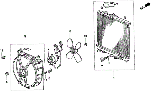Fan, Cooling (Denso) Fan, Cooling (Denso)
