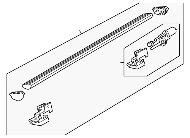 FL1Z-16450-BB Деталь RUNNING BOARD, RIGHT