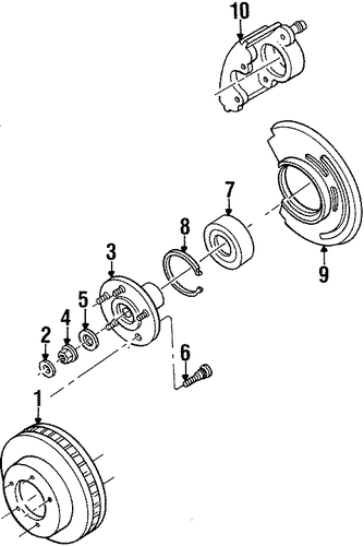 Villager FRONT BRAKES