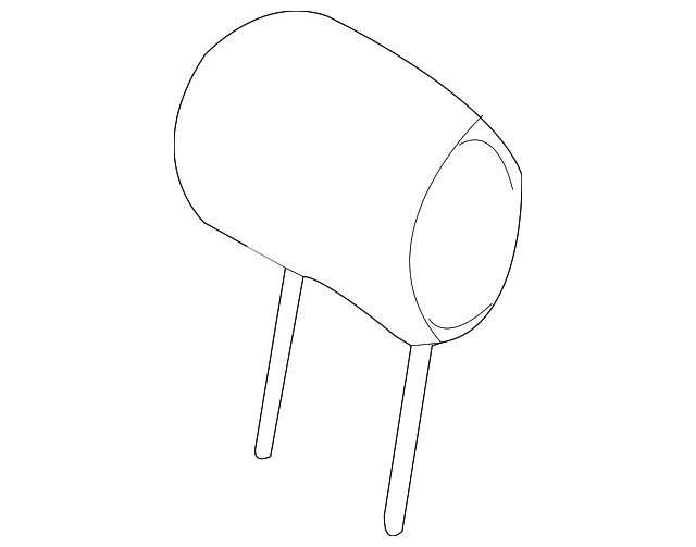 LR023837 HEADREST, LEFT