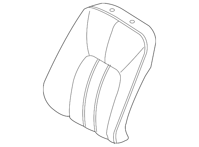 LR039299 SEAT BACK COVER, LEFT