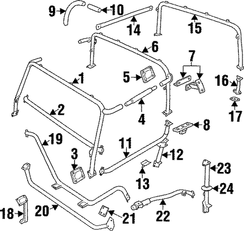 Defender 90 ROLL BAR