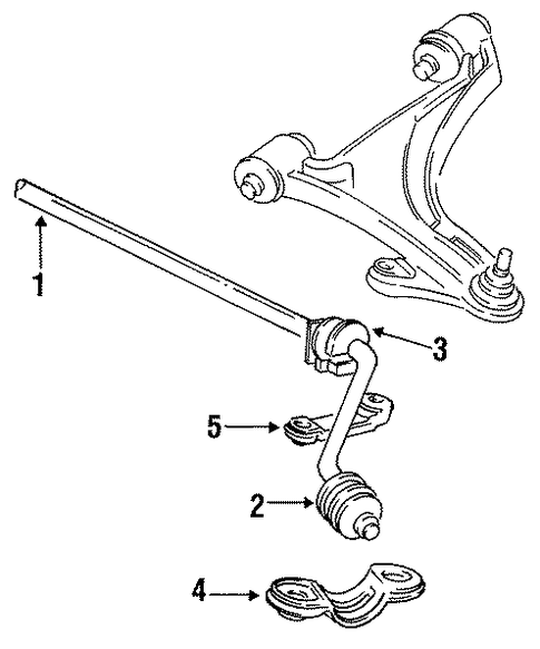 New Yorker STABILIZER BAR & COMPONENTS
