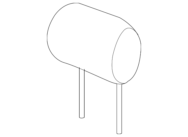 HAH000130JMN Деталь HEADREST, LEFT