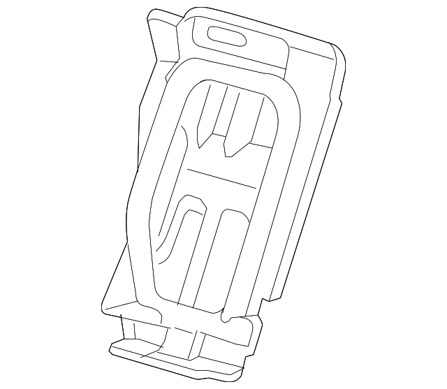 LR018186 Деталь SEAT BACK FRAME, RIGHT