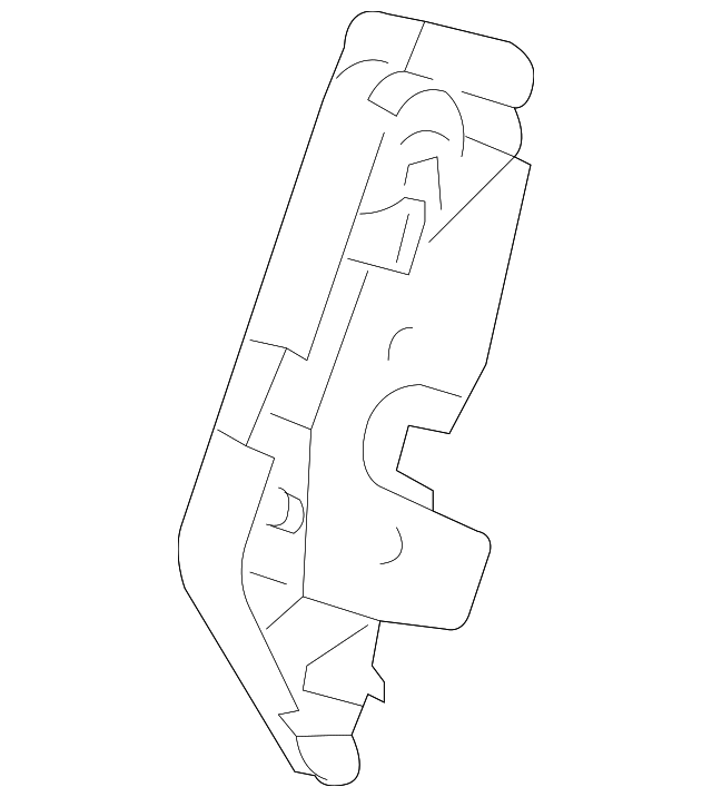 HWE000060 Деталь LOWER LATCH, RIGHT