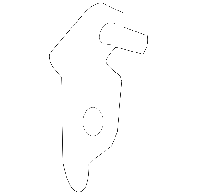 HLM500160 Деталь LOWER COVER SIDE COVER, RIGHT