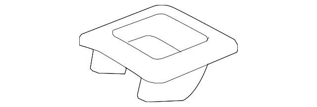 HXM000040VAE Деталь UPPER LATCH BEZEL, RIGHT