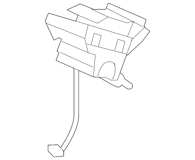 HWE000040 Деталь UPPER LATCH, RIGHT