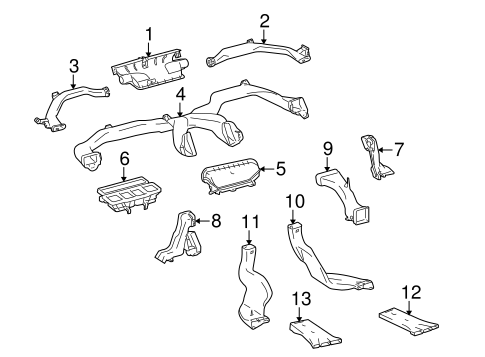 BODY/DUCTS for 2012 Toyota Venza #1