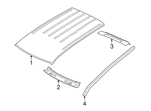 Grand Cherokee EXTERIOR TRIM - ROOF 2