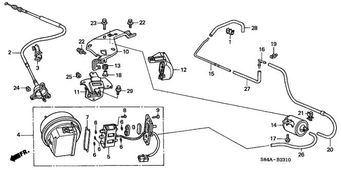 CHASSIS/AUTO CRUISE for 2002 Honda ACCORD SEDAN #1